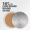 Enjay - Cake Board - Round - Silver - 10x1/2