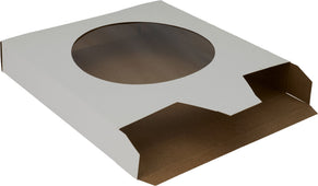 E.B. Box Pie Boxes 9”x9”x1.5” (Window Glued) E.B. Box Pie Boxes 9”x9”x1.5” (Window Glued)