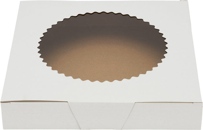 E.B. Box Pie Boxes 10”x10”x1.75” (Window Glued)