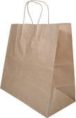 Delta Prime Bags Self-Adhesive Paper Bags with Twisted Handles - 13x7x13, 250 Pack, Kraft Delta Prime Bags Self-Adhesive Paper Bags with Twisted Handles - 13x7x13, 250 Pack, Kraft