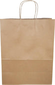Prime Bags - Enzo - Self Adhesive Paper Bags with Twisted Handles - 13x7x17 Prime Bags - Enzo - Self Adhesive Paper Bags with Twisted Handles - 13x7x17