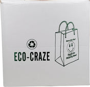 CLR - Eco-Craze - Thank You - White Paper Handle Bags - 13x7x13 CLR - Eco-Craze - Thank You - White Paper Handle Bags - 13x7x13