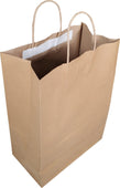 Prime Bags - Bella - Self Adhesive Paper Bags with Twisted Handles - 10x5x13 Prime Bags - Bella - Self Adhesive Paper Bags with Twisted Handles - 10x5x13