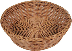 Bamboo Style Basket - Round 8x2.5 Bamboo Style Basket - Round 8x2.5