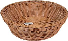 Bamboo Style Basket - Round 9x2.5 Bamboo Style Basket - Round 9x2.5