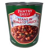 Pantry shelf - Beans in Tomato Sauce Pantry shelf - Beans in Tomato Sauce