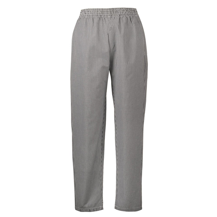 Spirito - Mini Check Chef Pants B/W - L - CI21901