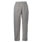 Spirito - Mini Check Chef Pants B/W - S - CI21901 Spirito - Mini Check Chef Pants B/W - S - CI21901