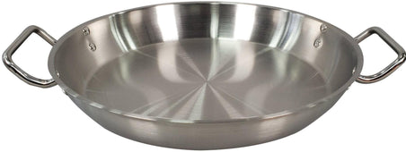 Pro-Kitchen/Kesgi - 36x5.3cm Paella Pan SS w/2 Handles Pro-Kitchen/Kesgi - 36x5.3cm Paella Pan SS w/2 Handles