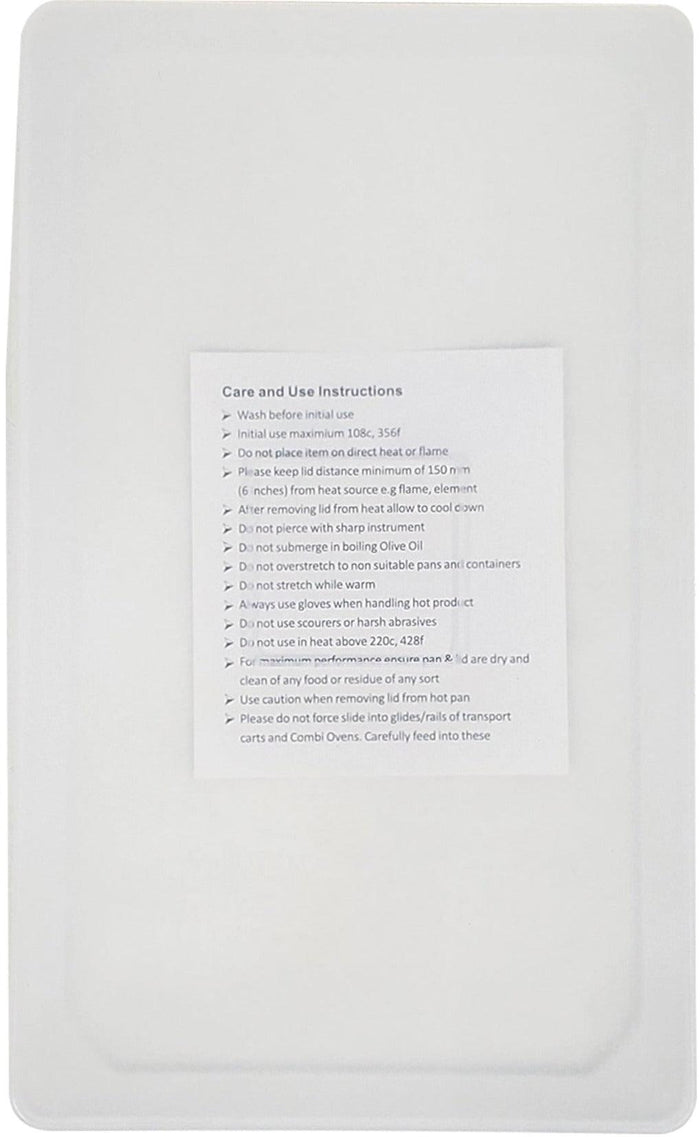Flexsil Food Pan Lid - 1/4 Size