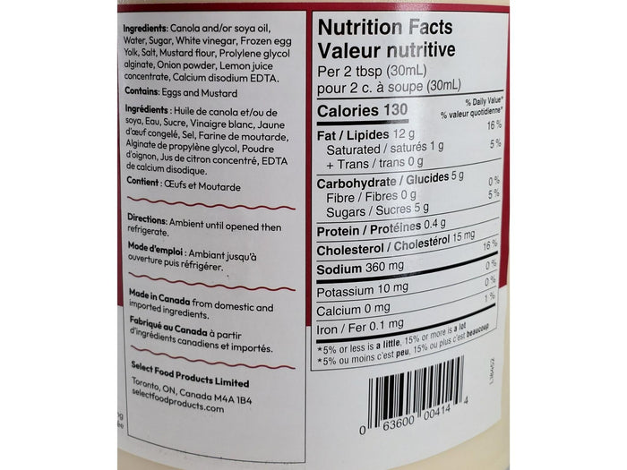 Select - Coleslaw Dressing