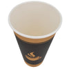Morning Dew - 20 oz Hot Paper Cups - Ebony Print - H20E