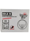Morning Dew - Lock Back, Dome Sip Lid for 8 oz Tall Hot Paper Cups - White