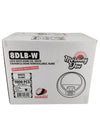 Morning Dew - Lock Back, Dome Sip Lid for 8 oz Tall Hot Paper Cups - White