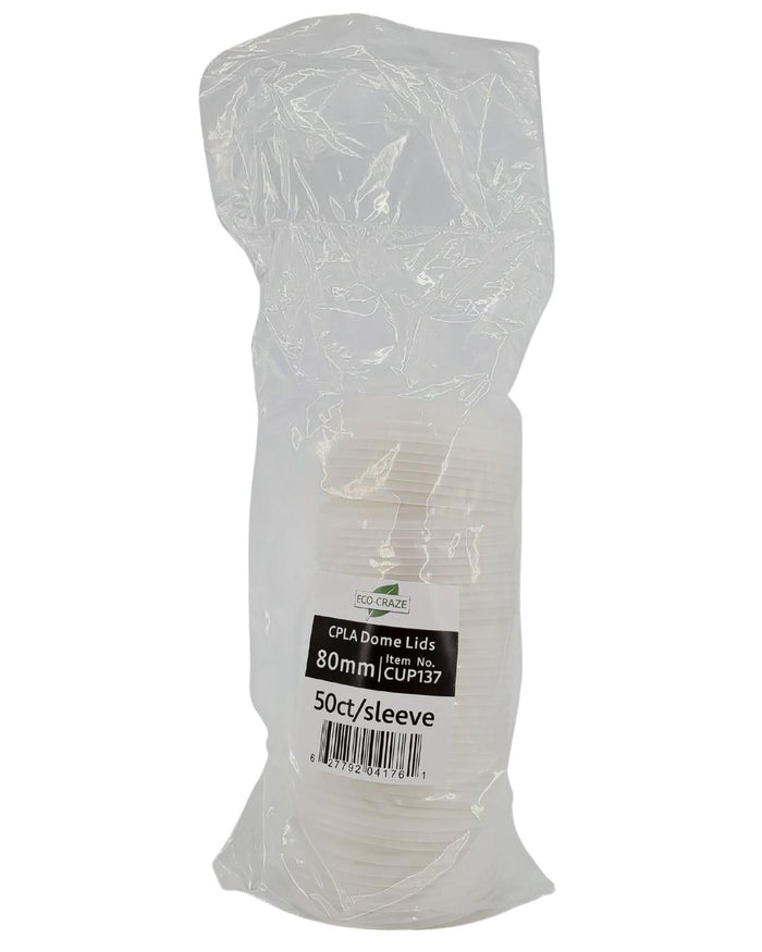 Eco-Craze - CPLA 8oz Dome Lid