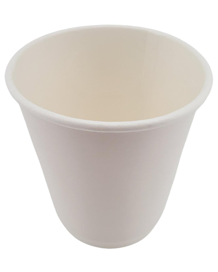 Morning Dew - 8 oz Tall Hot Paper Cup - Double Wall - White - D-H8TW