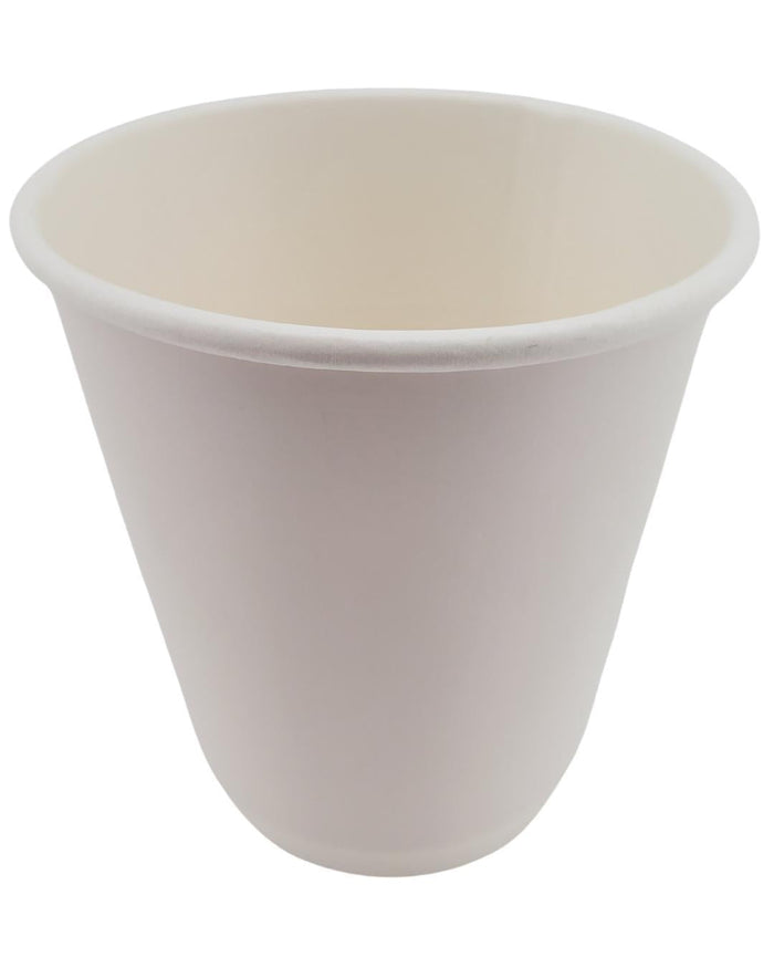 Morning Dew - 8 oz Tall Hot Paper Cup - Double Wall - White - D-H8TW