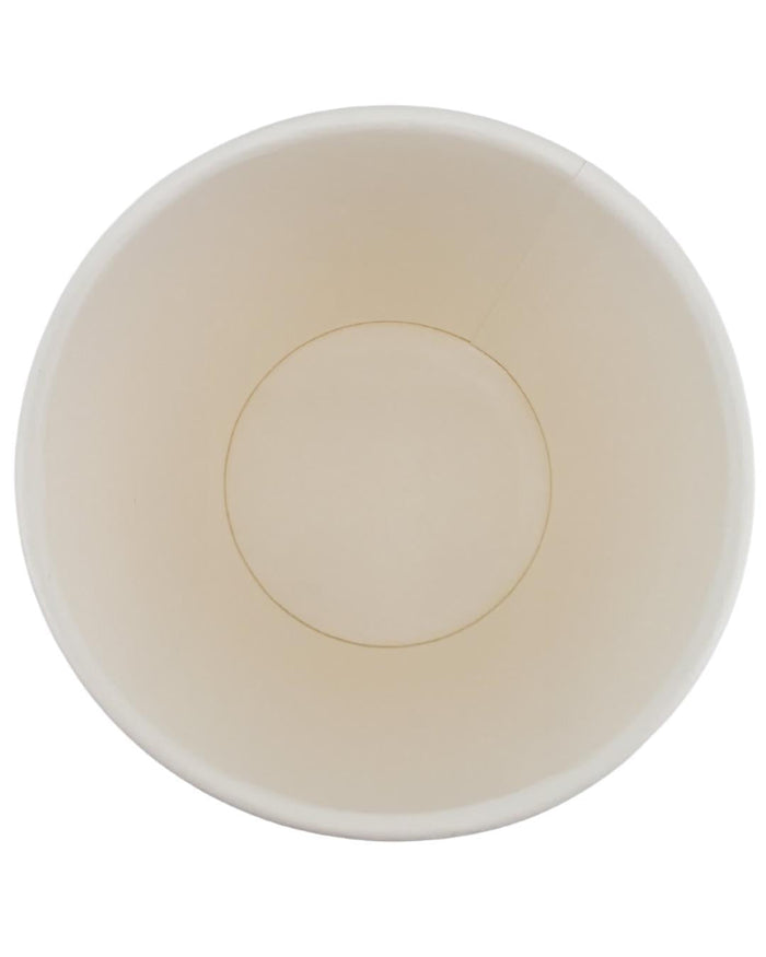 Morning Dew - 8 oz Tall Hot Paper Cup - Double Wall - White - D-H8TW