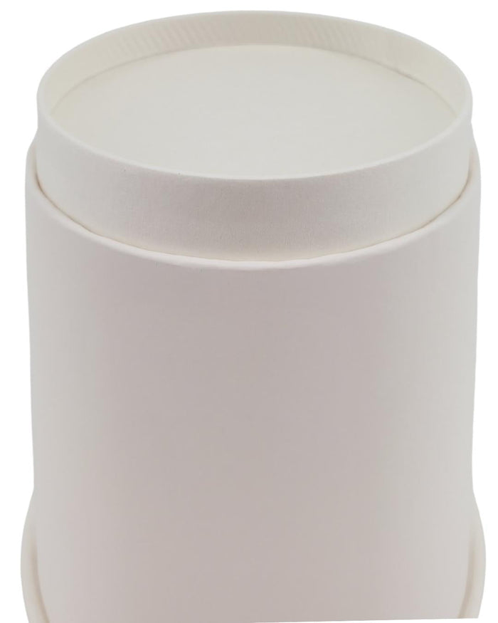 Morning Dew - 8 oz Tall Hot Paper Cup - Double Wall - White - D-H8TW