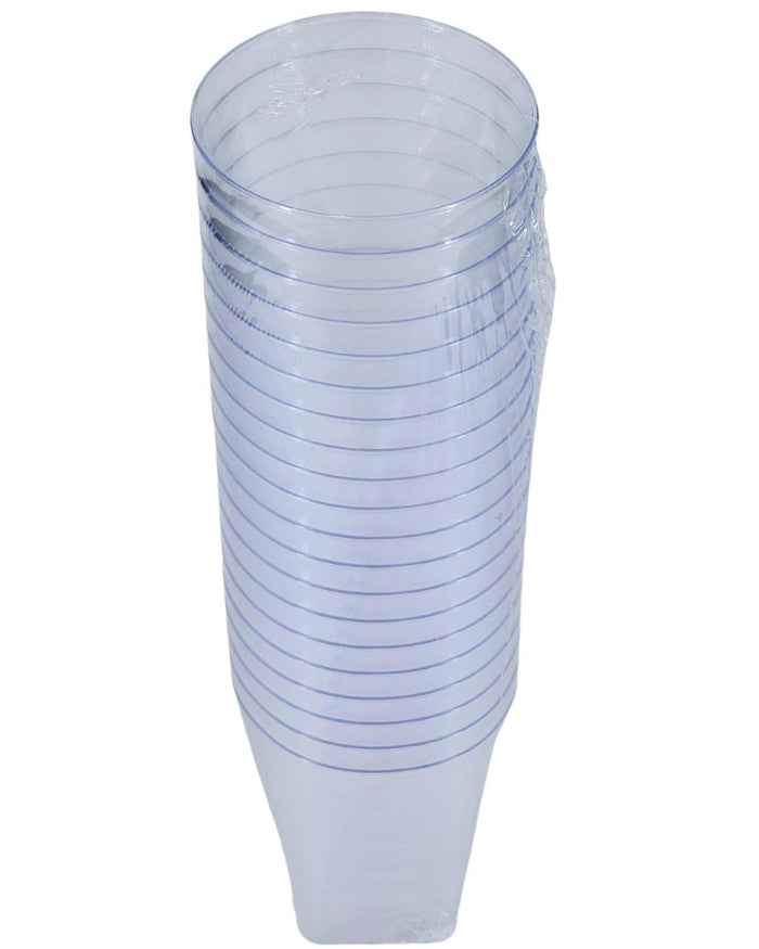 10oz square bottom cup - Clear - CS10