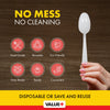 Value+ - Heavy - Plastic Tea Spoons - White - Retail Pack - RP2003