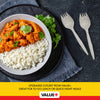 Value+ - Plastic Sporks - White - Bulk - B1005