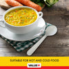 Value+ - Heavy - Plastic Soup Spoons - White - Retail Pack - RP2004
