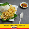 Value+ - Heavy - Plastic Tea Spoons - White - Retail Pack - RP2003