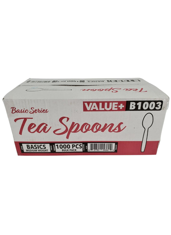 Value+ - Tea Spoon - White - Bulk - B1003