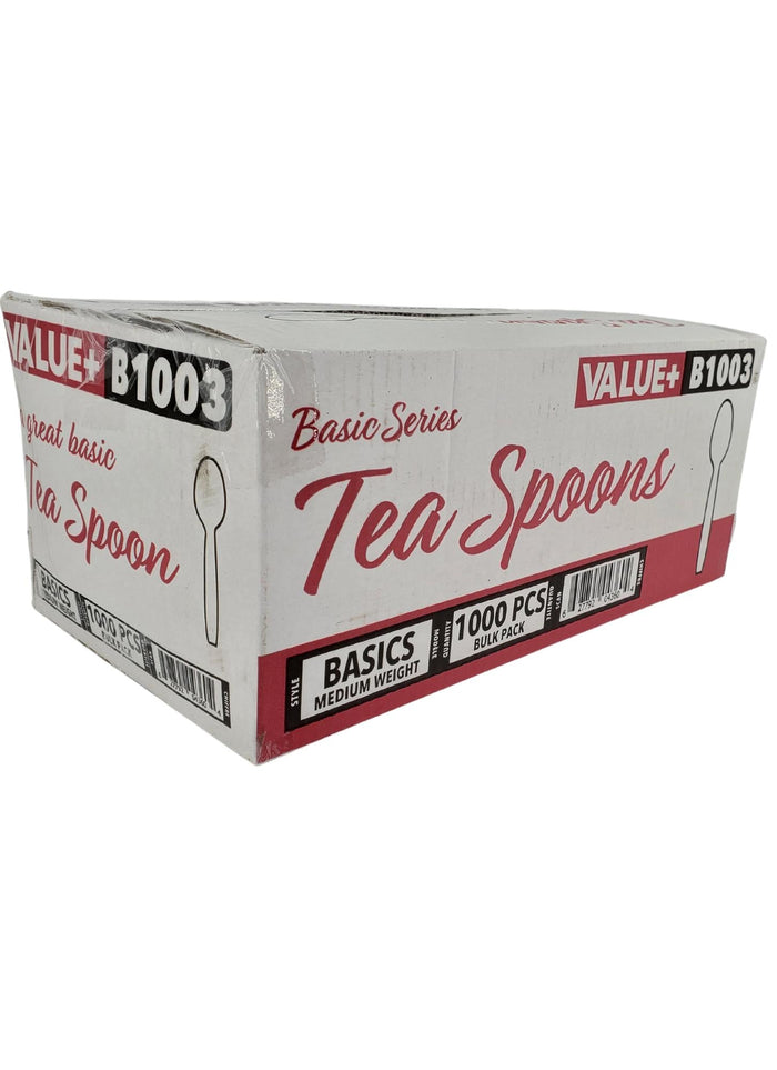 Value+ - Tea Spoon - White - Bulk - B1003