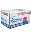 Value+ - Heavy - Plastic Knives - White - Retail Pack - RP2002