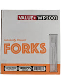 Value+ - Plastic Forks Heavy - White - Ind. Wrapped - WP2001 Value+ - Plastic Forks Heavy - White - Ind. Wrapped - WP2001