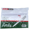Value+ - Heavy - Plastic Forks - Clear - Retail Pack - RP3201