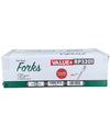 Value+ - Heavy - Plastic Forks - Clear - Retail Pack - RP3201