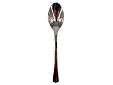 Plastic Soup Spoon - Silver - 18.9cm - SS67 Plastic Soup Spoon - Silver - 18.9cm - SS67