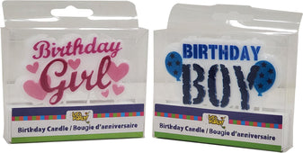 CLR - Cake Candle - Happy Birthday - DISCONTINUED CLR - Cake Candle - Happy Birthday - DISCONTINUED