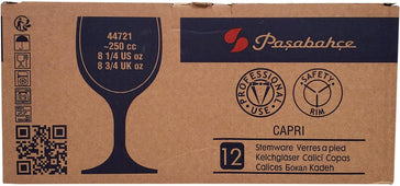 Pasabahce/Capri - Wine Glass 7.5oz/222ml - PG44412 Pasabahce/Capri - Wine Glass 7.5oz/222ml - PG44412