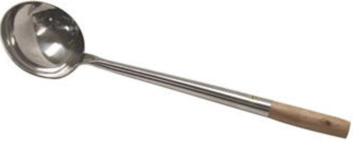 CLR - Chinese Wok Ladle 8oz w/Wooden Handle - SAG625008