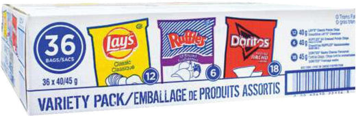 Chips - Assorted (Lays, Ruffles, Doritos) - 22114 Chips - Assorted (Lays, Ruffles, Doritos) - 22114