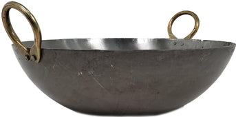 XC - Iron Wok (Kadai) - Flat #16 (42cm) XC - Iron Wok (Kadai) - Flat #16 (42cm)
