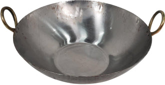 XC - Iron Wok (Kadai) - Flat #18 (48cm) XC - Iron Wok (Kadai) - Flat #18 (48cm)