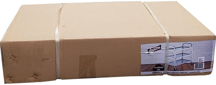 Spartano - Small (75*40*83 cm ) 3 Shelf Service Trolley, S/S - 4897