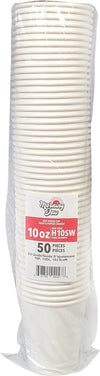 Morning Dew - 10oz Squat Hot Paper Cup - White - H10SW