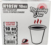 Morning Dew - 10oz Squat Hot Paper Cup - White - H10SW