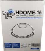 Morning Dew - Dome Lid with Hole - 16-24oz Cup - 98mm - HDOME-16 Morning Dew - Dome Lid with Hole - 16-24oz Cup - 98mm - HDOME-16