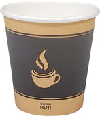 Morning Dew - 4 oz Hot Paper Cups - Ebony Print - H4E Morning Dew - 4 oz Hot Paper Cups - Ebony Print - H4E