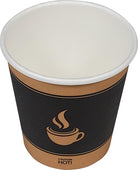 Morning Dew - 4 oz Hot Paper Cups - Ebony Print - H4E Morning Dew - 4 oz Hot Paper Cups - Ebony Print - H4E
