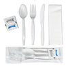 Value+ MK-611 6-Piece Medium Weight Meal Kit (F/K/TS/N/S&P) - White