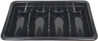 Cutlery Tray - Black - 52cmx29cmx9.5cm Cutlery Tray - Black - 52cmx29cmx9.5cm