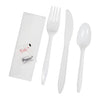Value+ MK-610 6-Piece Medium Weight-Meal Kit (F/K/TS/N/S&P) - White